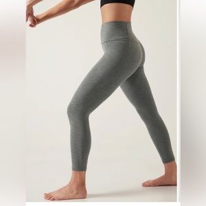 Grey Athleta 7/8 Stash Tight Small Tall